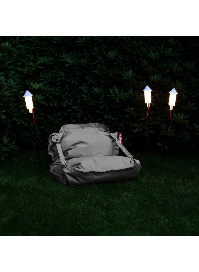 Fatboy Buggle Up Bean Bag – Rock Grey | Adjustable & Comfortable | Indoor & Outdoor Use | Water-Repellent Fabric | Versatile & Durable Lounge Seating | 185 x 132 cm - Rock - Image 2